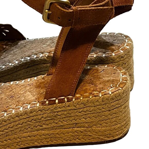 Crown Vintage Espadrille Sandals 8 1/2M 8.5 (long fits like a 9) ankle strap - Picture 5 of 13